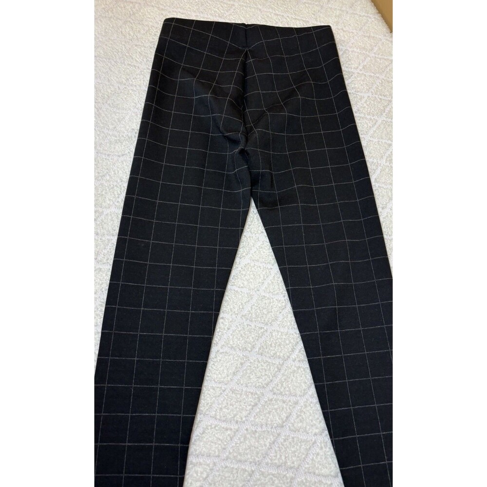 NEW Ann Taylor Factory Black Plaid Stretch Pull On Pants Women’s Size Medium - Picture 9 of 15